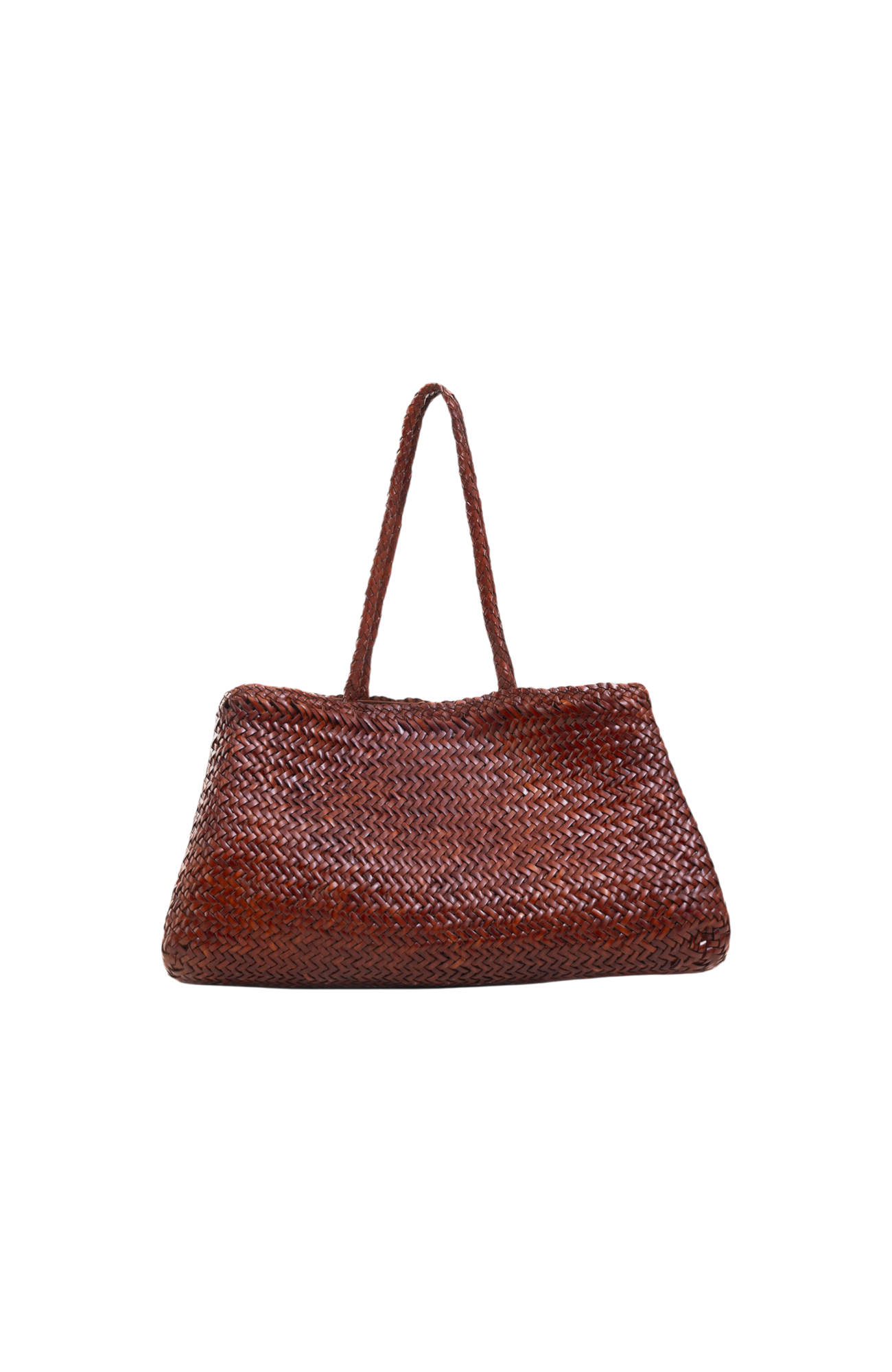 Romy Woven Tote in Toffee Toledo