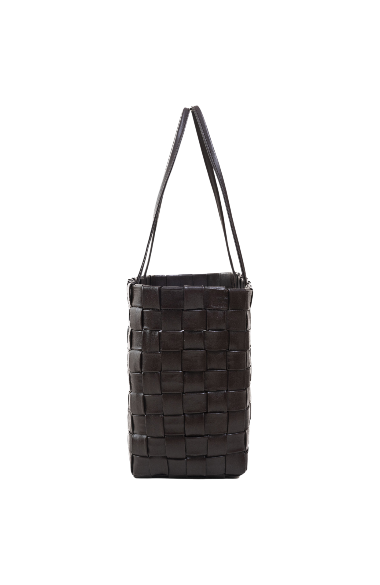 Tessa Woven Shopper in Crema