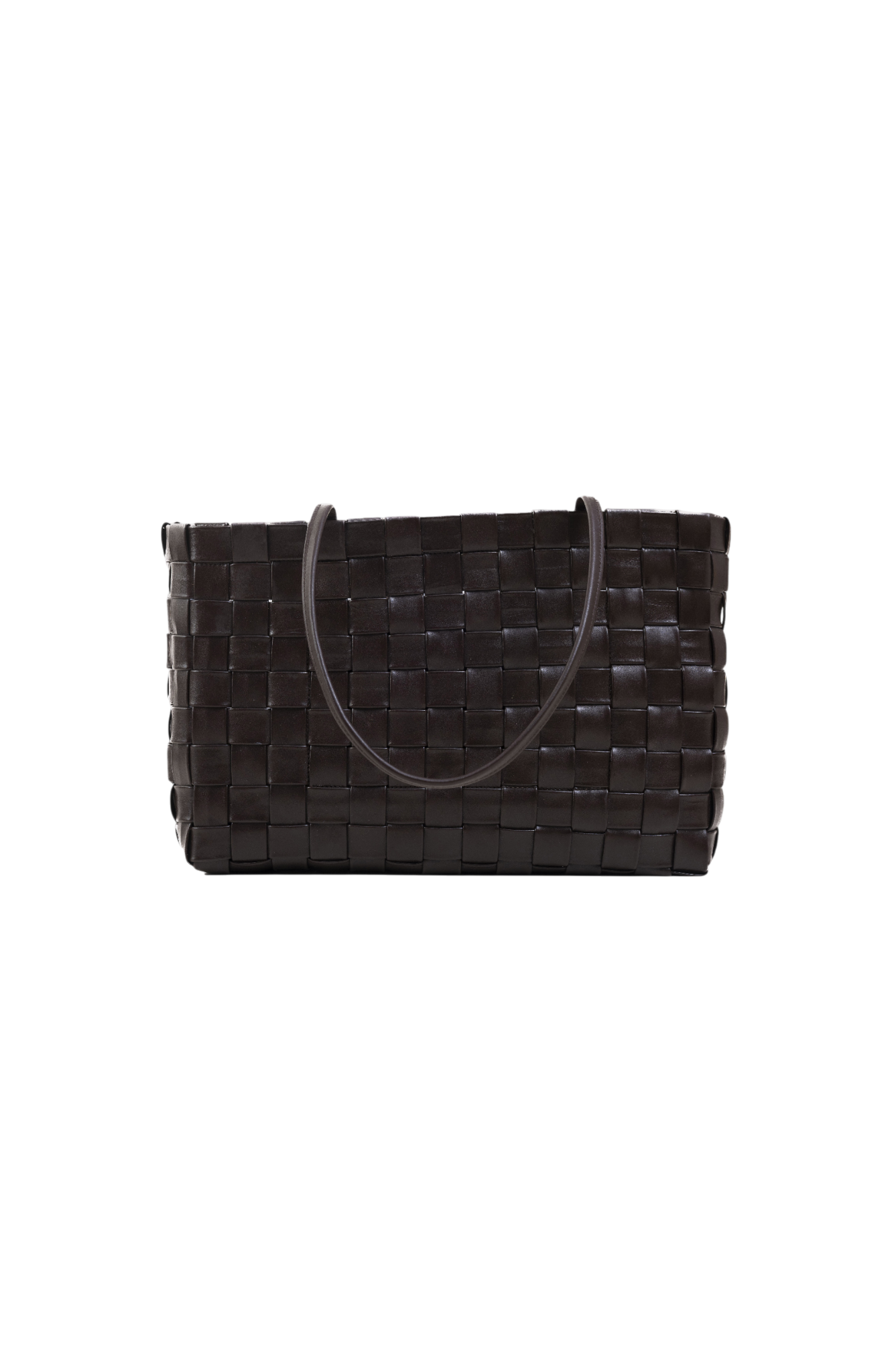 Tessa Woven Shopper in Crema