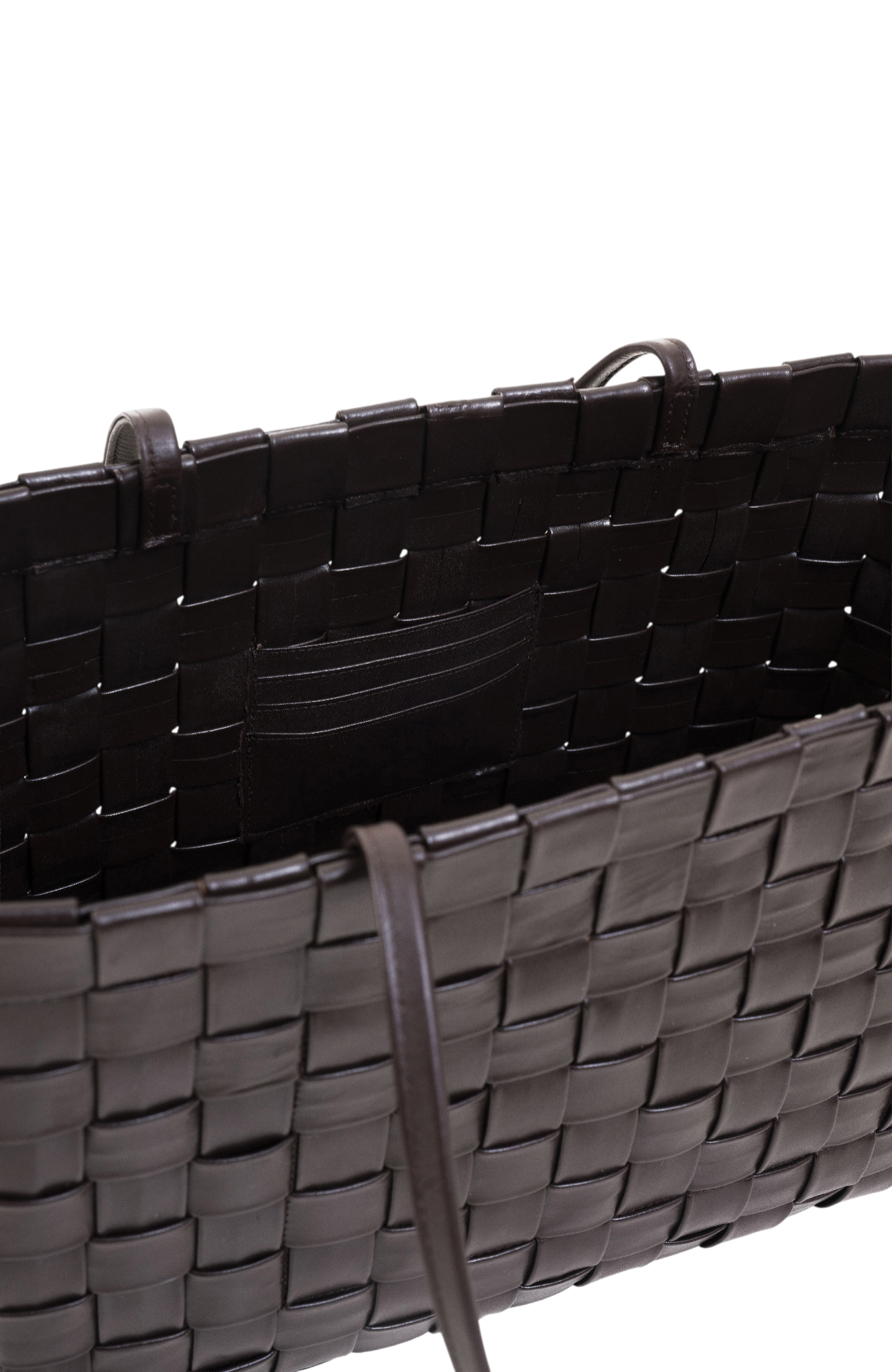 Tessa Woven Shopper in Crema