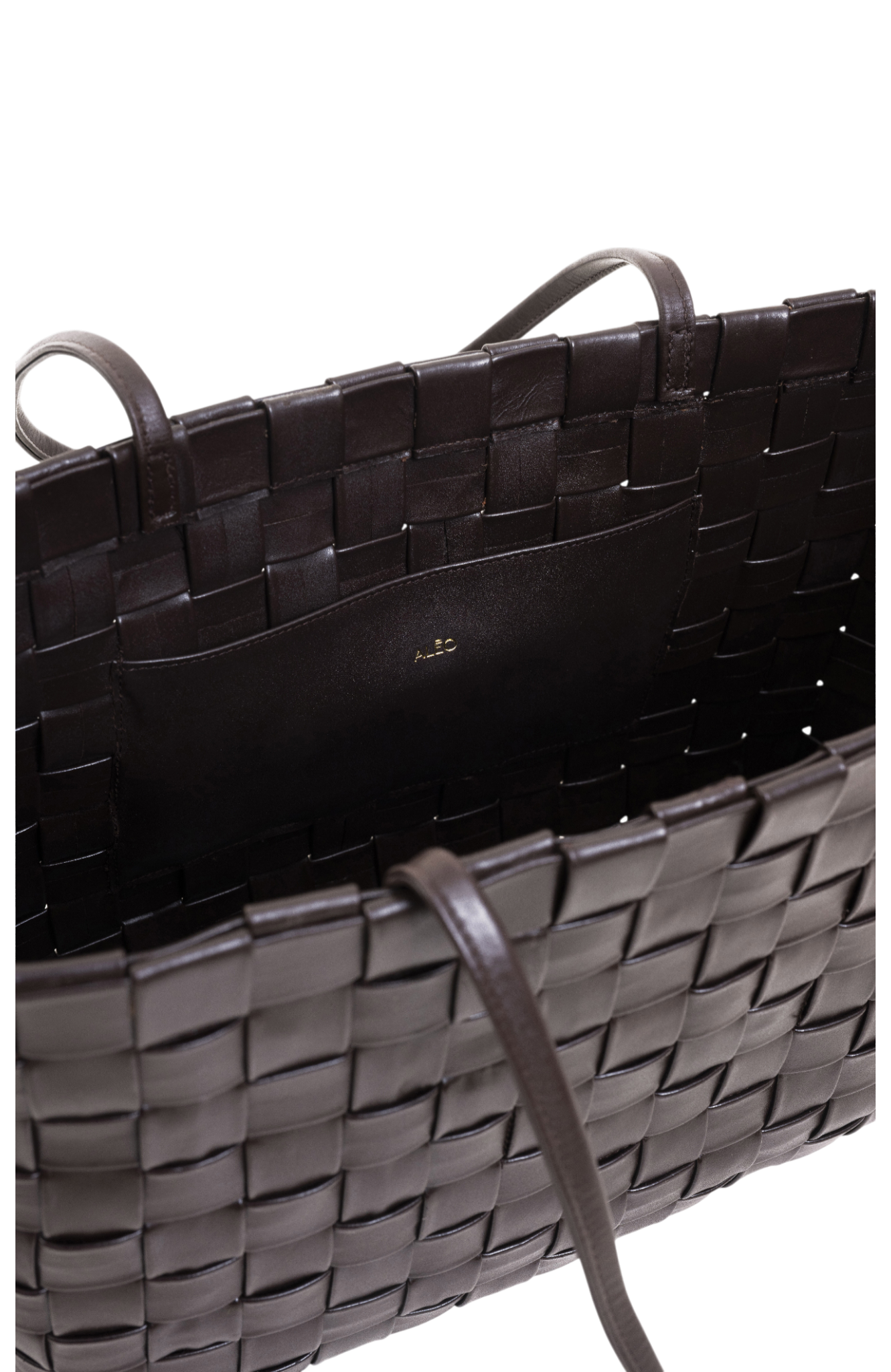 Tessa Woven Shopper in Crema