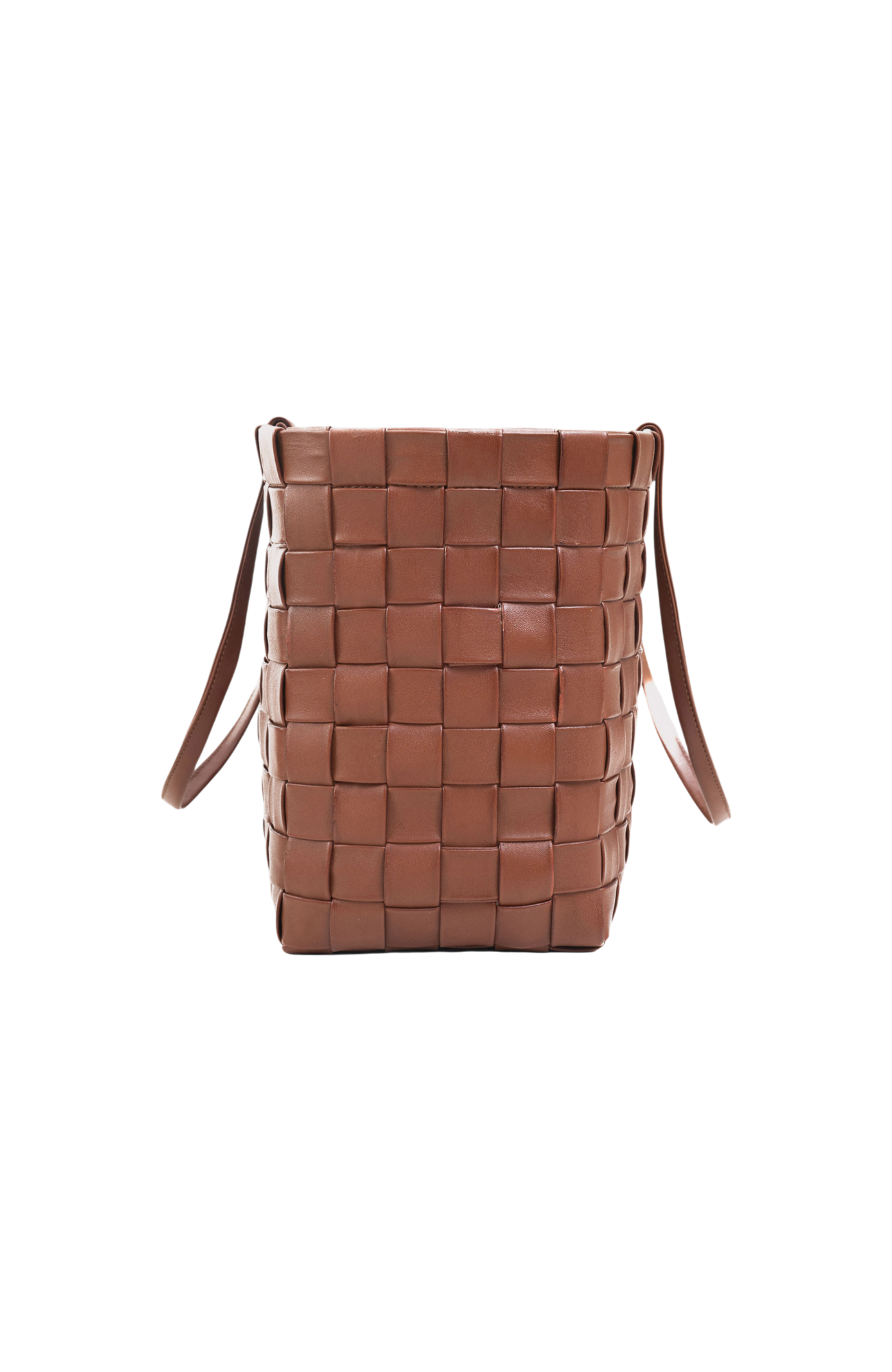 Tessa Woven Shopper in Toffee