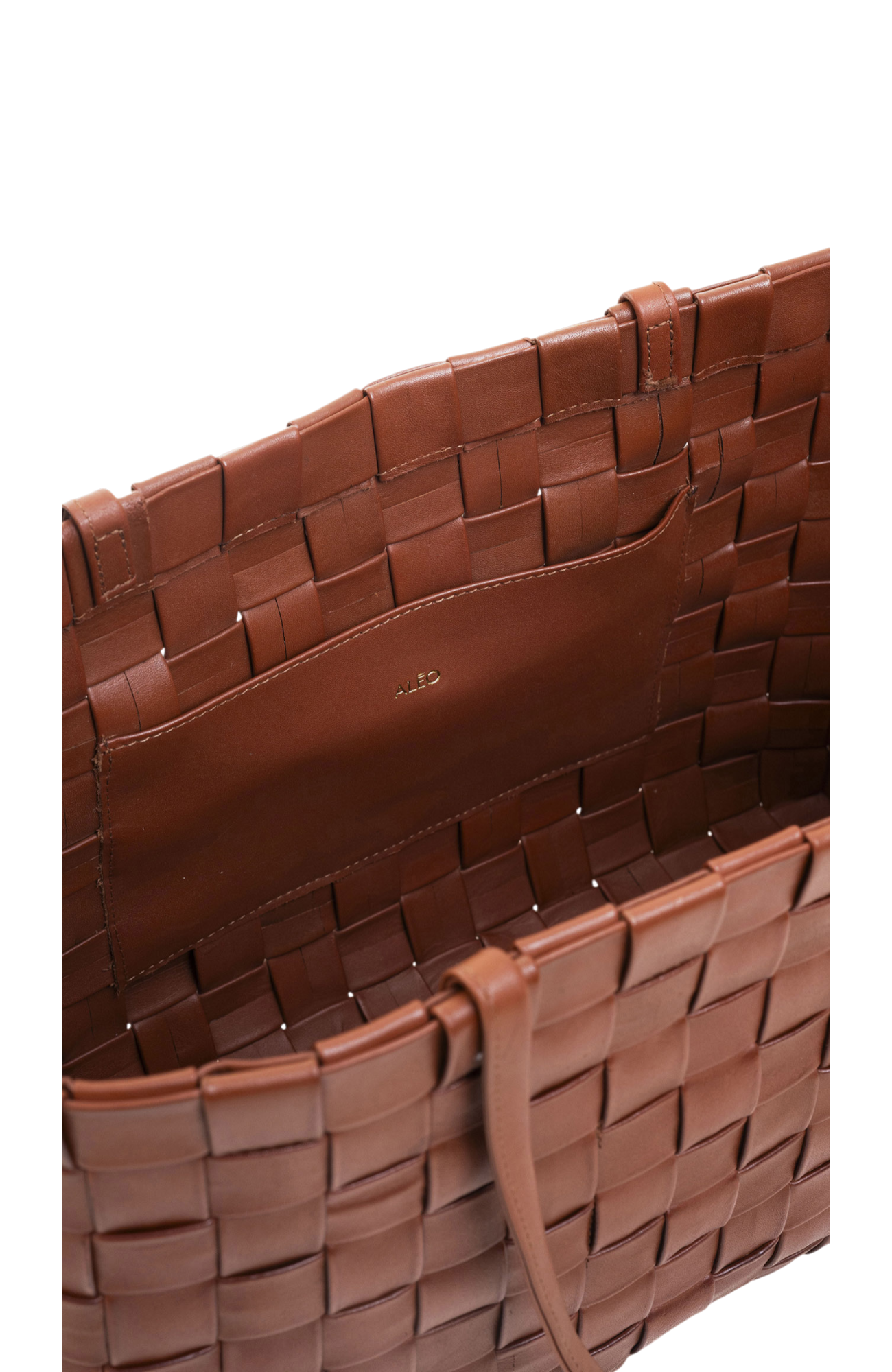 Tessa Woven Shopper in Toffee