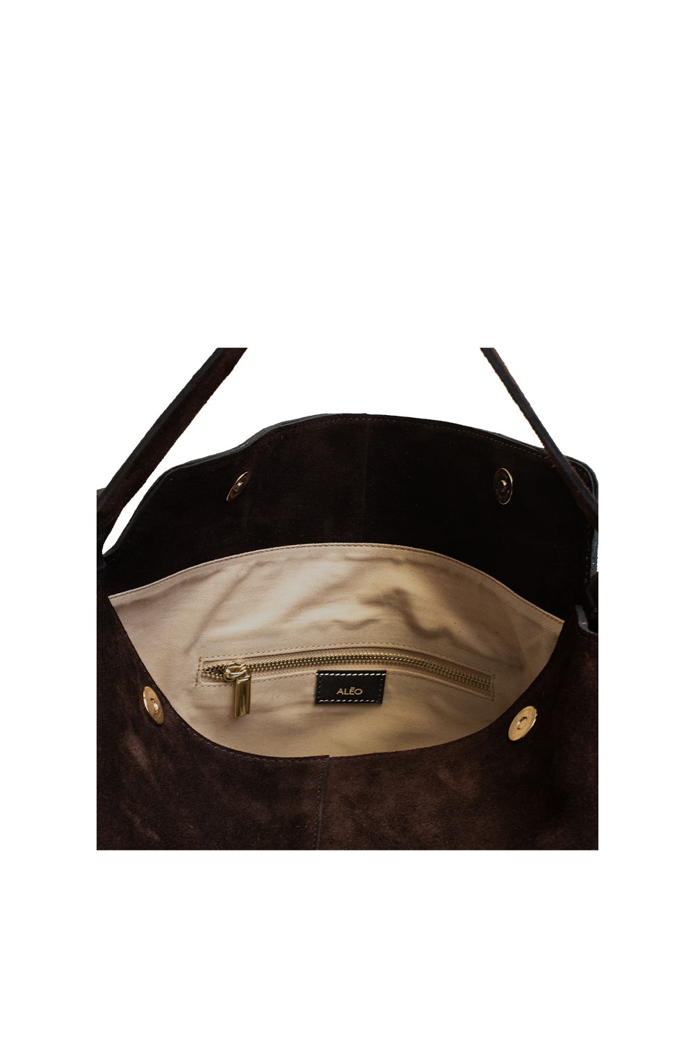 Shiloh Suede Shoulder Bag in Crema Suede