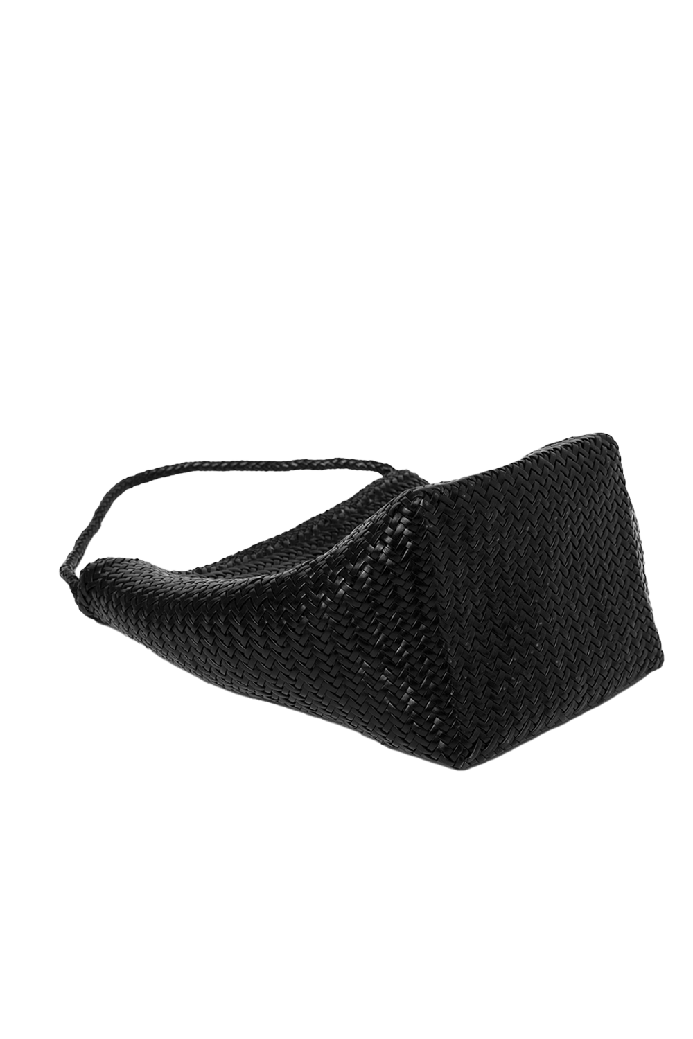 Toka Woven Tote Bag in Black