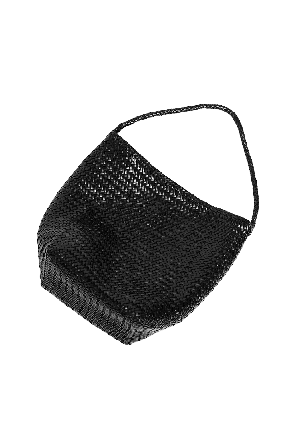 Toka Woven Tote Bag in Black