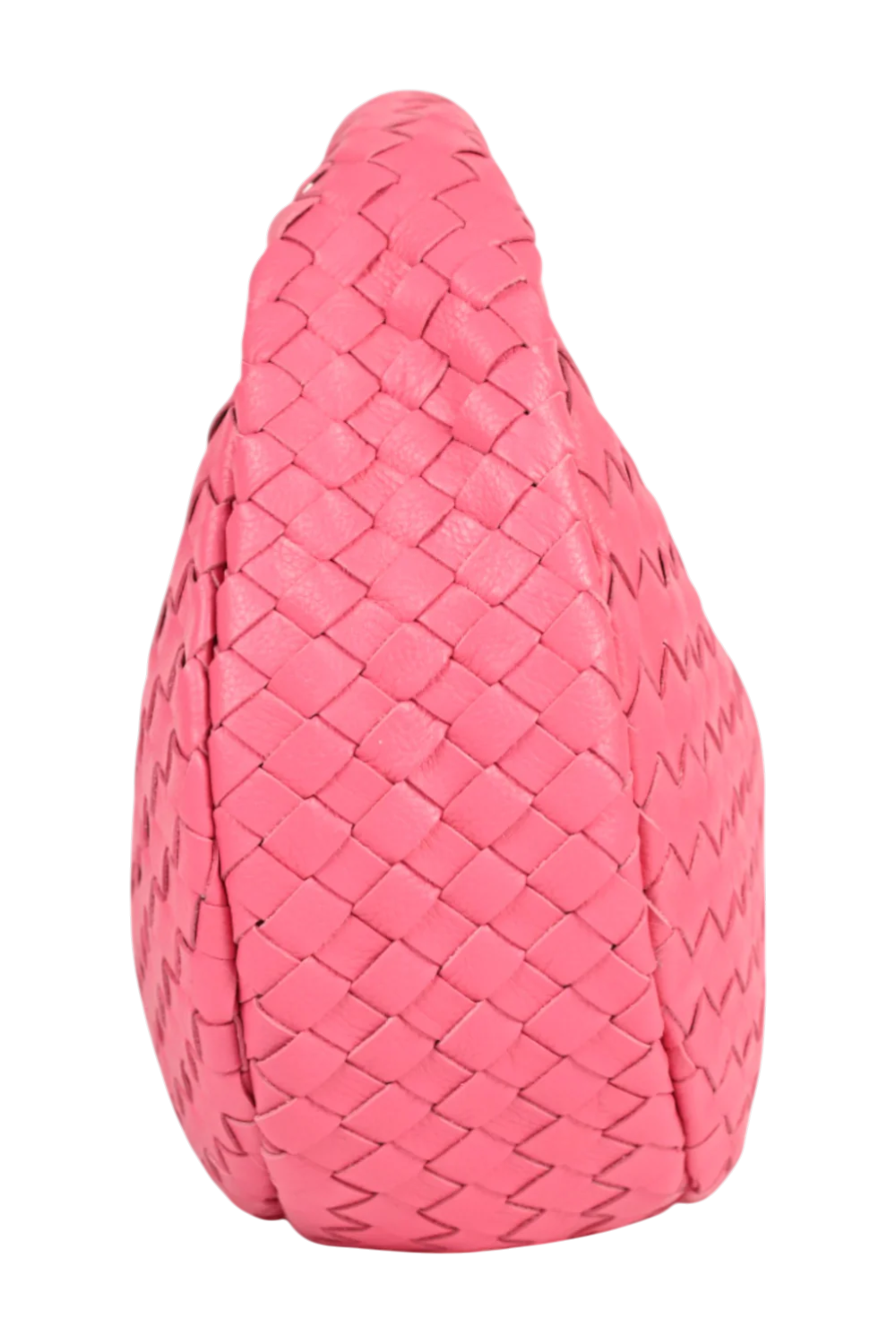 Laluna Woven Shoulder Bag in Plum Berry