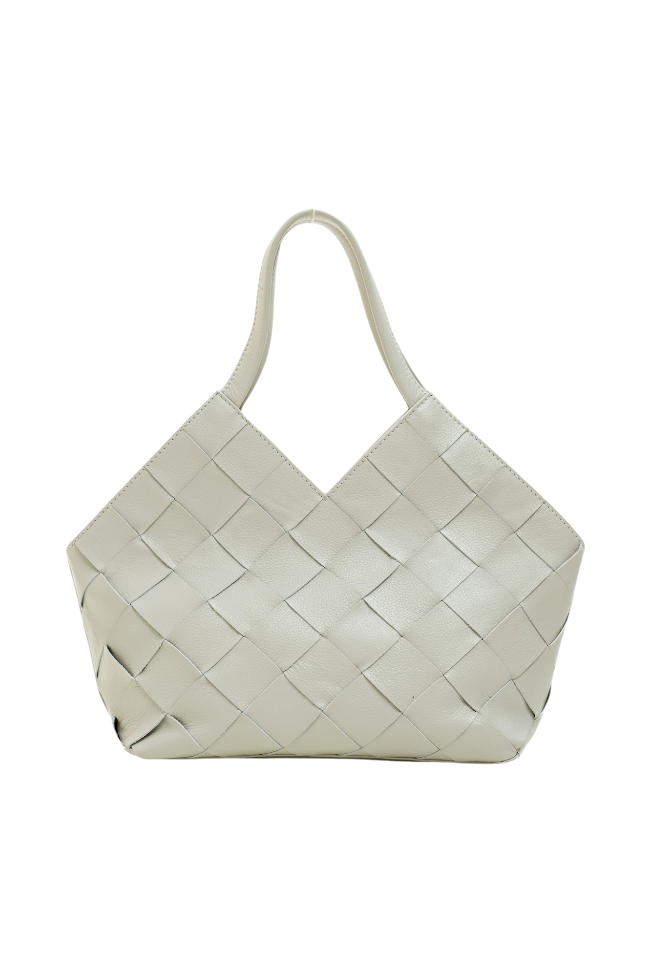 Palmo Handwoven Shopper Bag in Pumice
