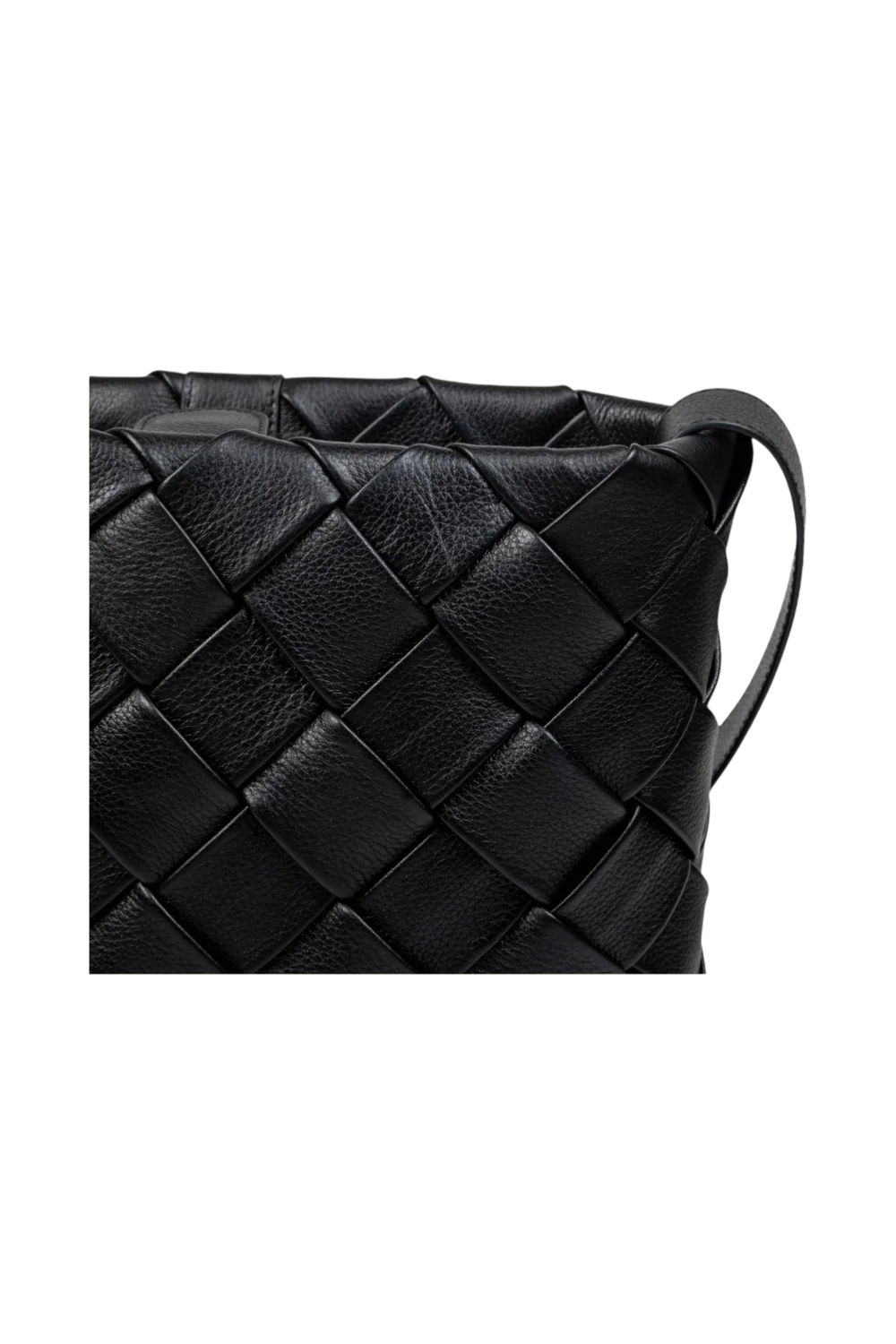 Porter Woven Cross Body in Black