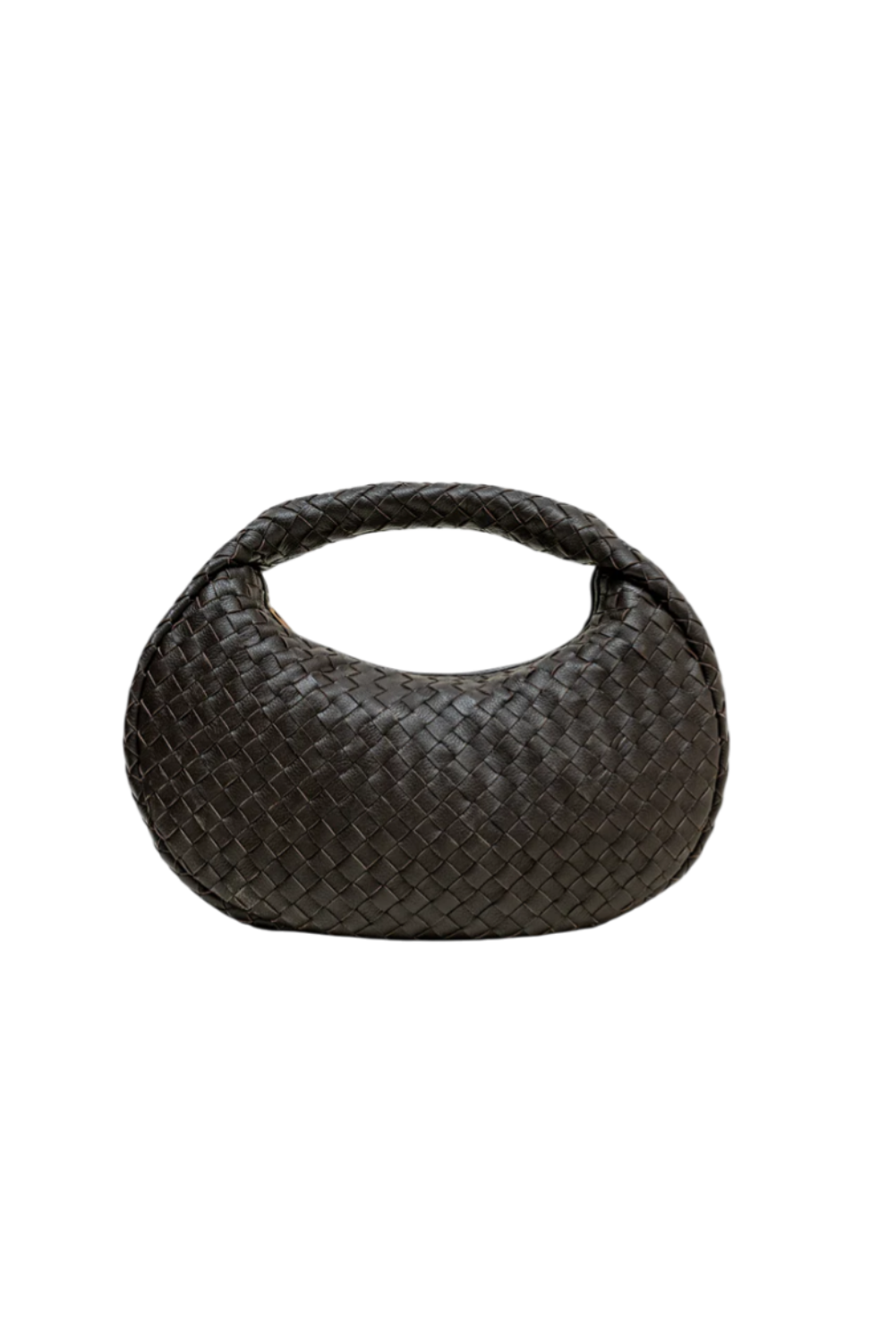 Laluna Woven Shoulder Bag in Fondant