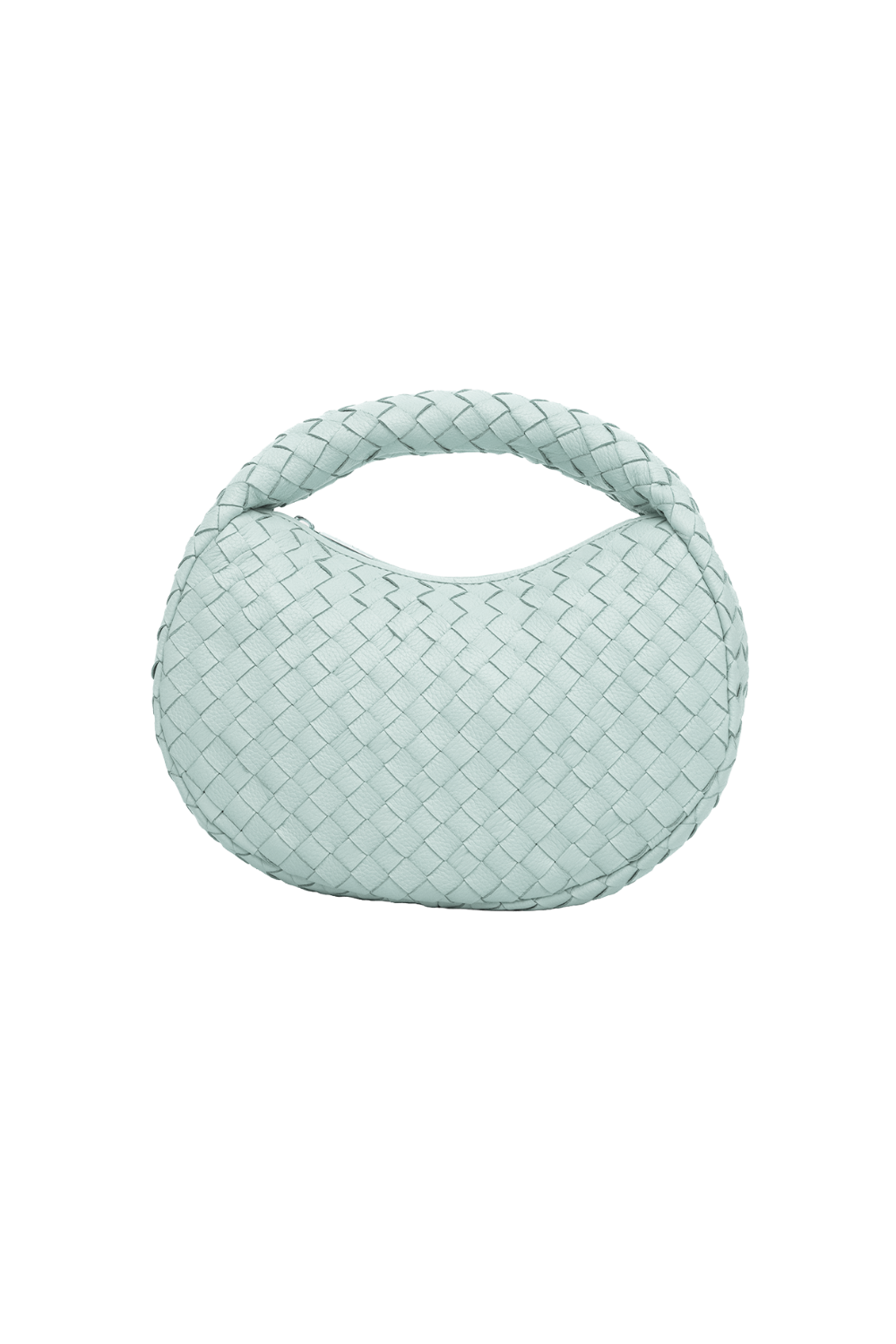 Laluna Mini Woven Shoulder Bag in Sea Spray