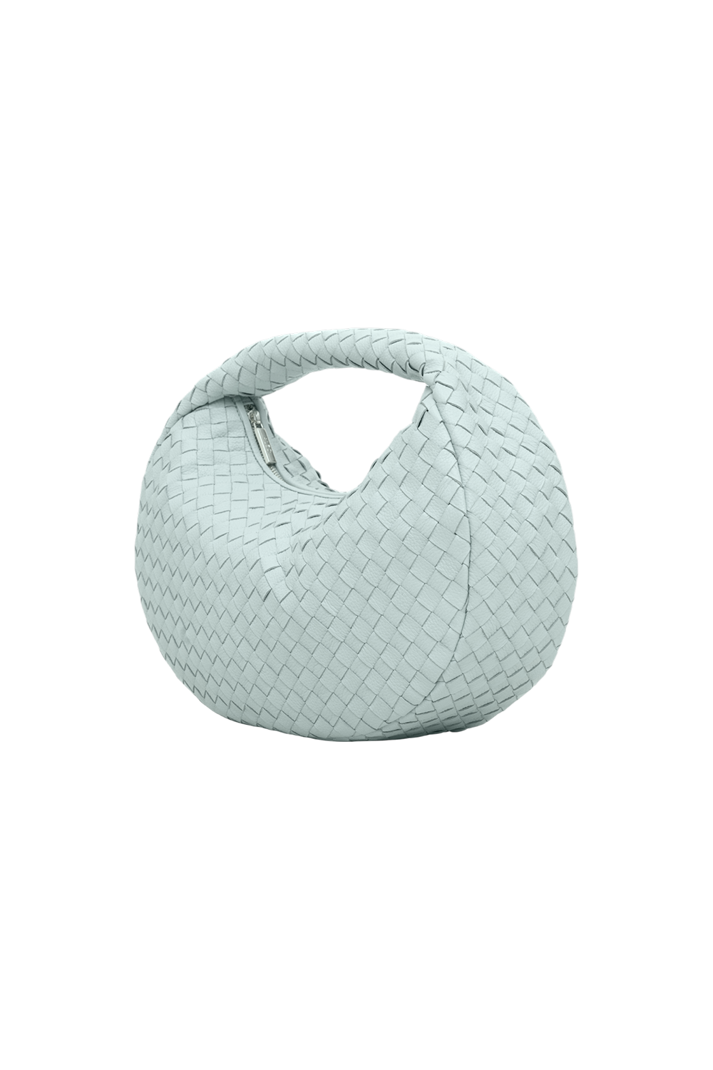 Laluna Woven Shoulder Bag in Sea Spray