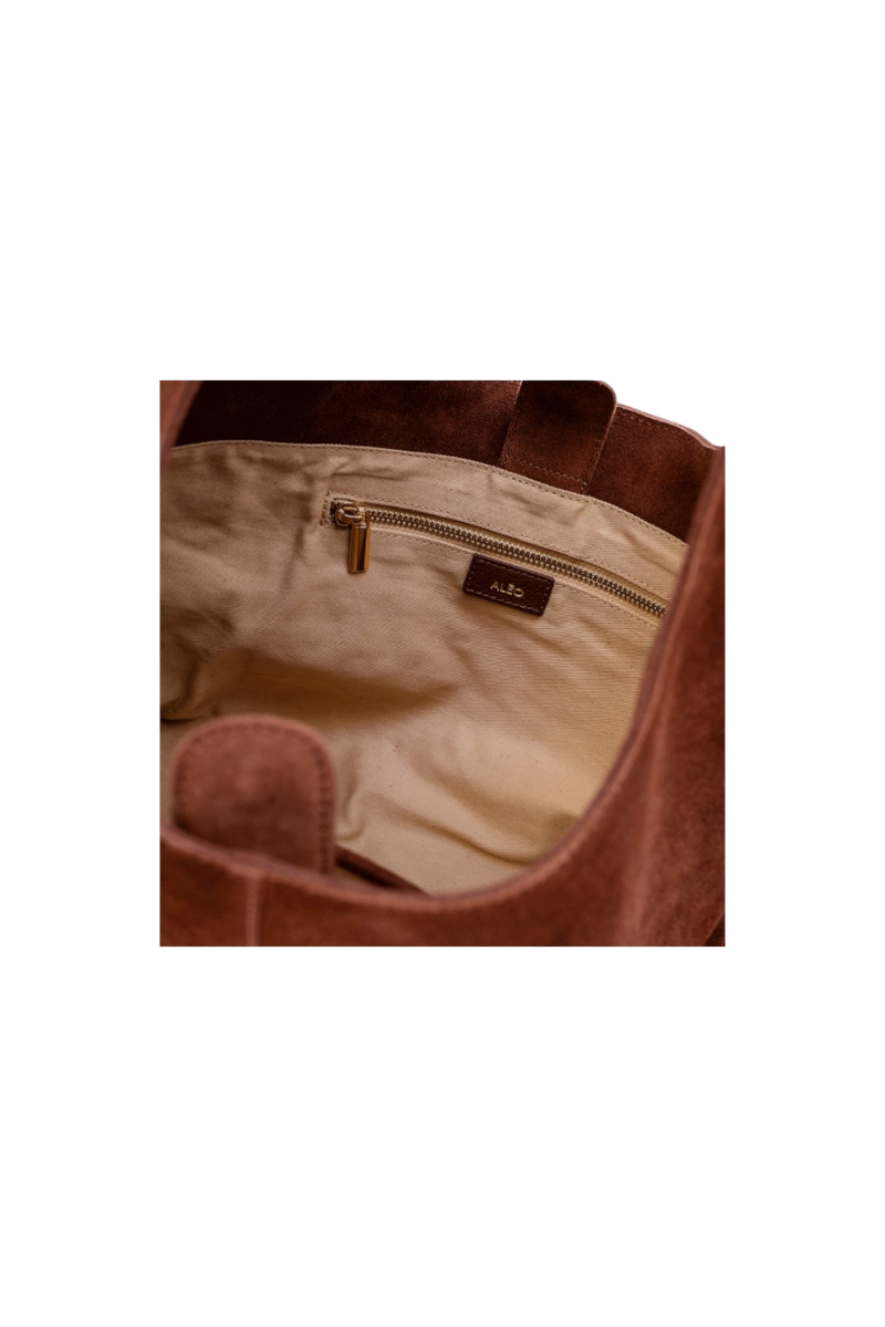 Lola Shopper in Toffee Suede