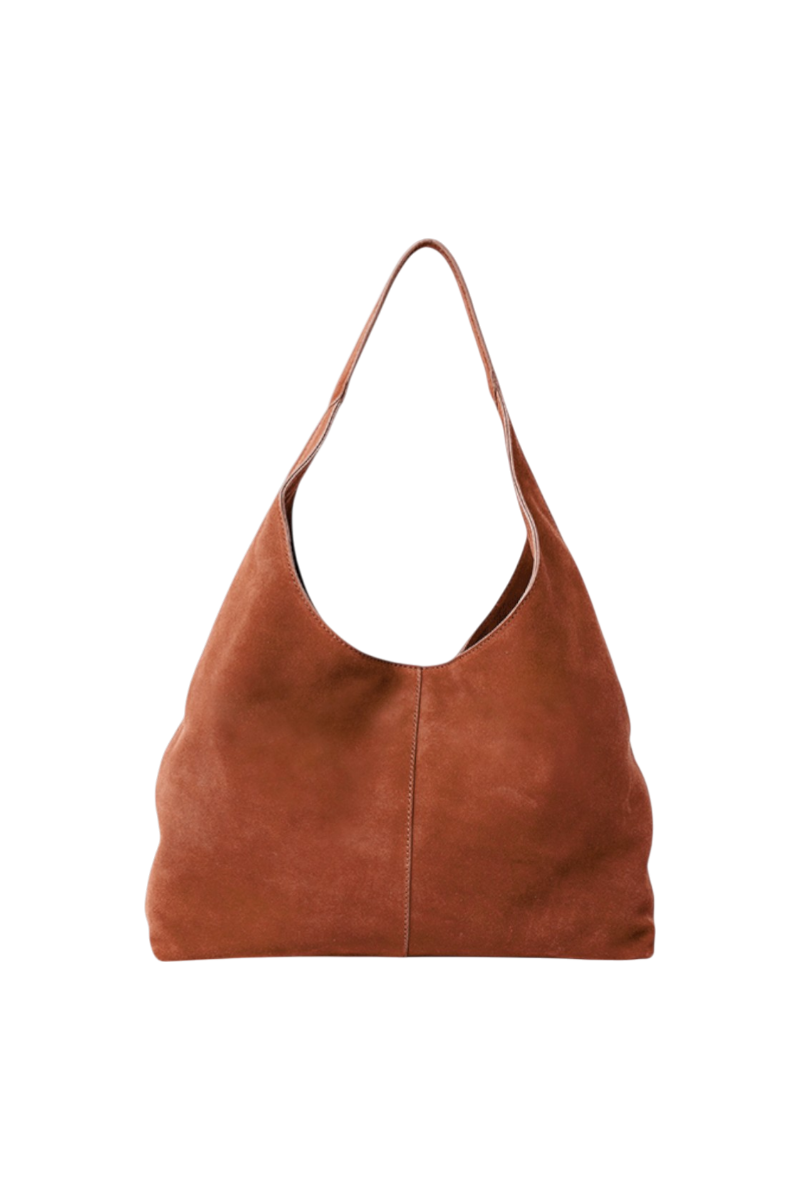 Lola Shopper in Toffee Suede
