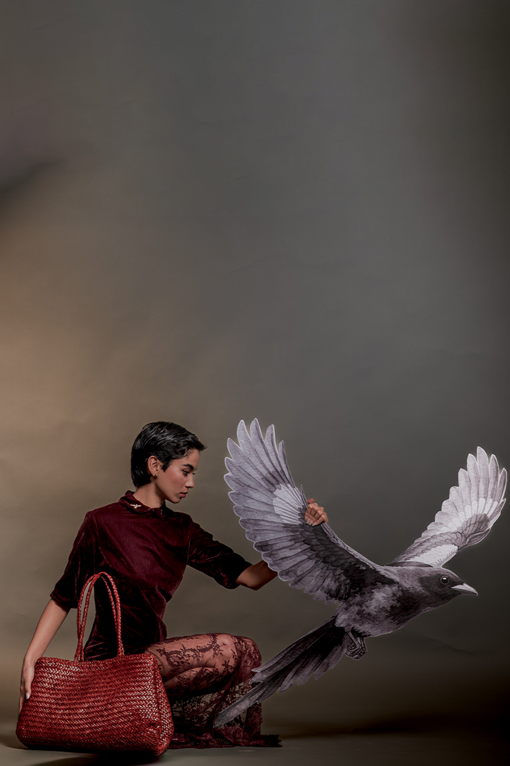 Romy Woven Tote in Toffee Toledo