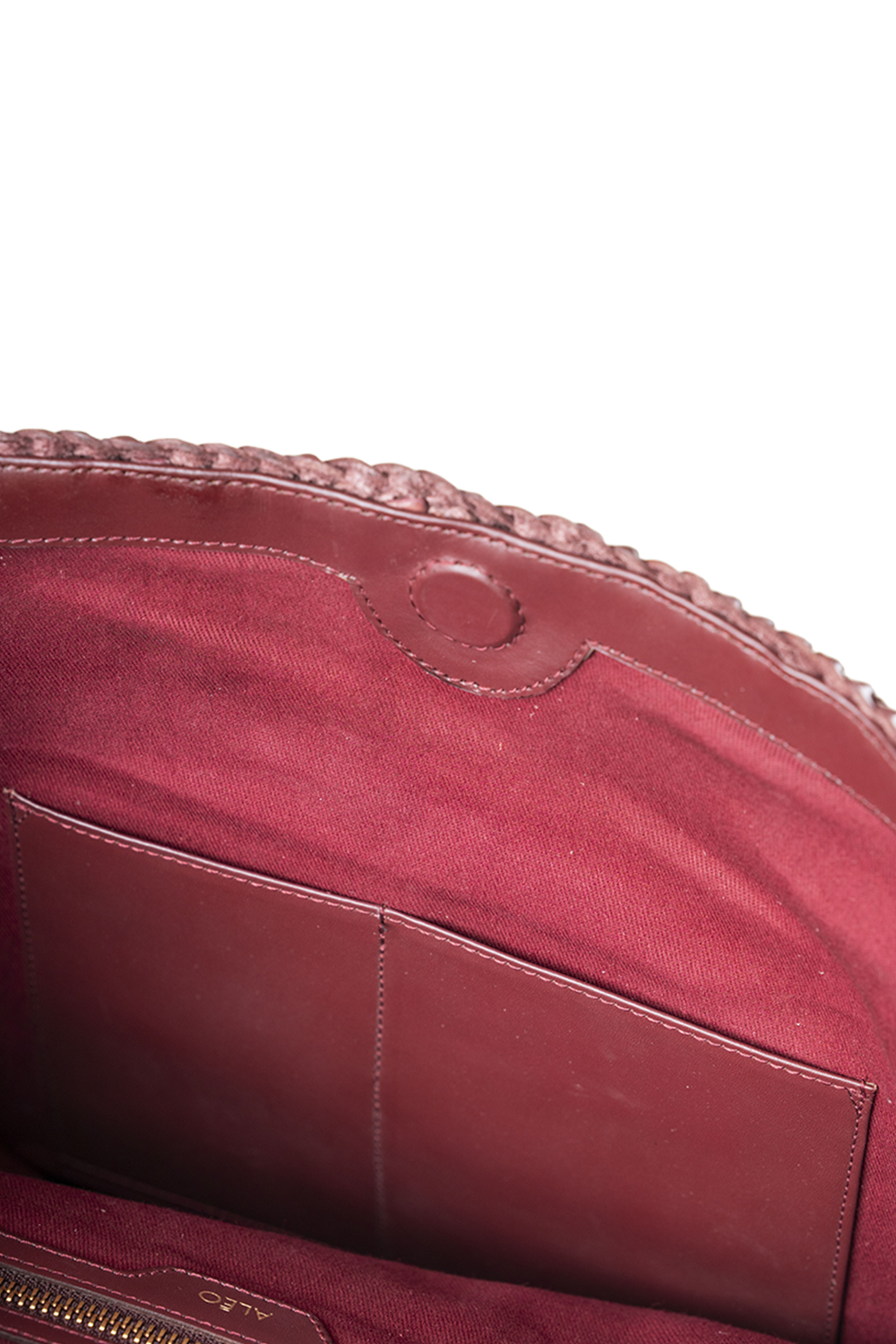 Toka Woven Tote Bag in Plum