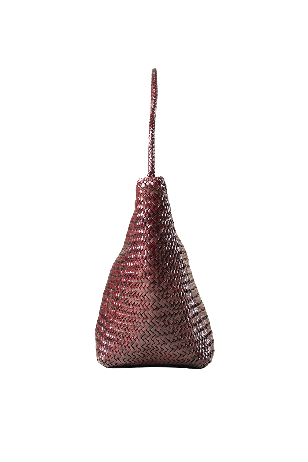 Toka Woven Tote Bag in Plum