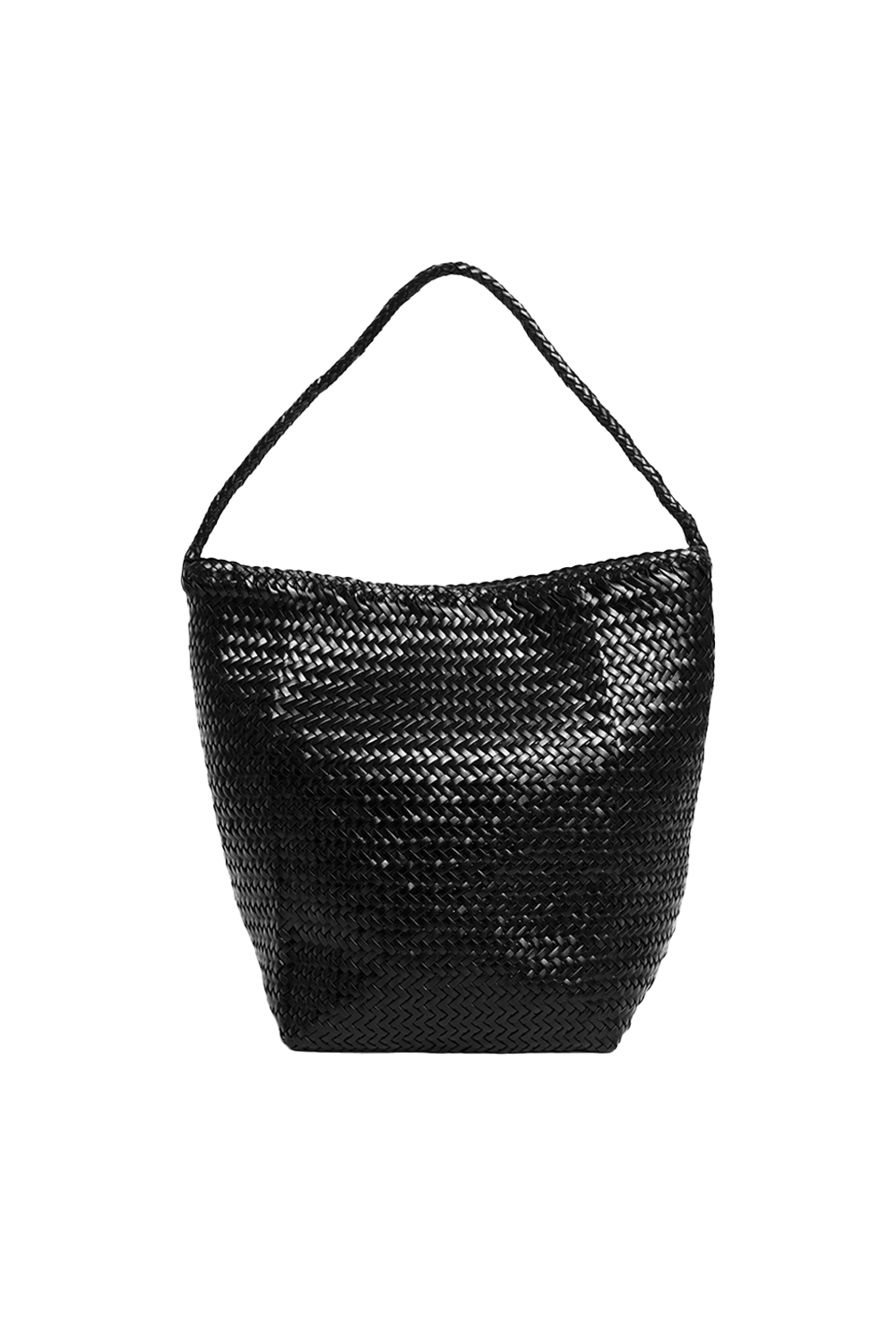 Toka Woven Tote Bag in Black