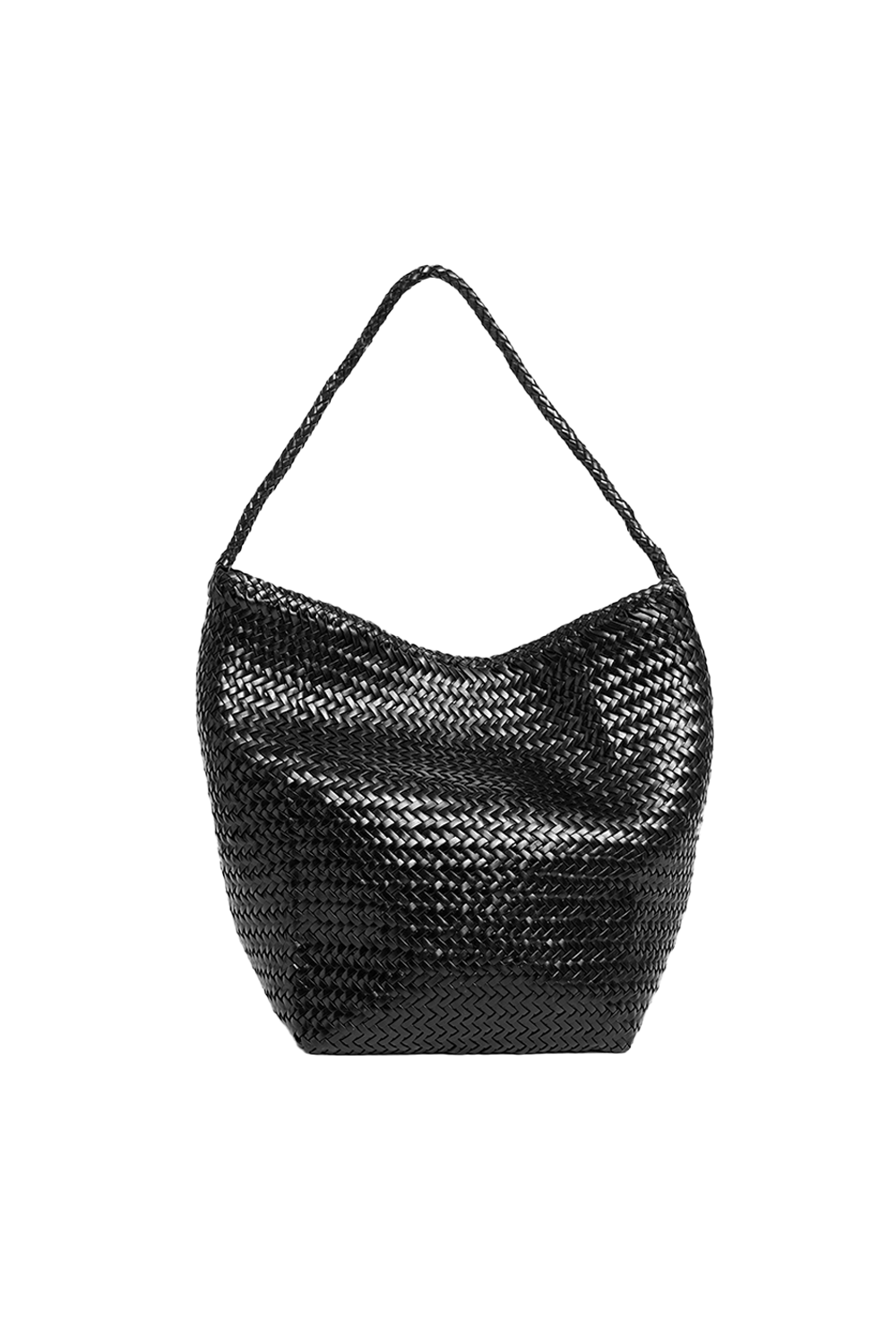 Toka Woven Tote Bag in Black